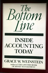 The Bottom Line by Grace Weinstein HC DJ 1st 1st BRAND NEW - Picture 1 of 12