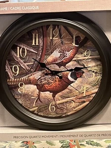 Reflective Art ‘  Harvest Time’ Classic Wall Clock 16-Inch. RETIRED - Picture 1 of 2