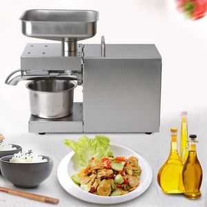 Pressa Olio Acciaio Inox 220V Recuperatrice Olio Elettrica Oil Press - Foto 1 di 13