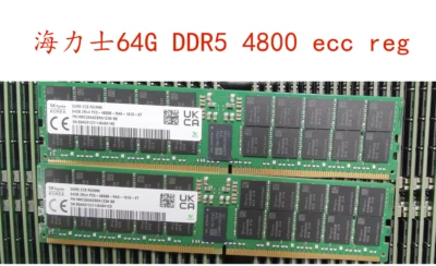 SKhynix 64GB DDR5 2R*4 EC8 RDIMM PC5-4800B-RA0-1010-XT Support gigabyte ms73-lm0 - Image 1 of 2