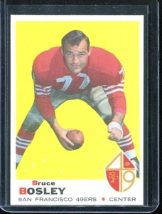 1969 Topps Football # 157 Bruce Bosley (NM-MT) Near Mint to Mint - Picture 1 of 2