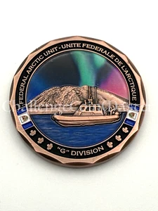 MONEDA DESAFÍO RCMP POLICÍA MONTADA REAL CANADIENSE DIVISIÓN G Unidad Federal Ártica - Imagen 1 de 2