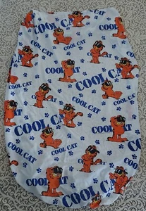 Vintage 1978 Garfield Cool Cat Twin Size Fitted Sheet Bedding USA - Picture 1 of 4
