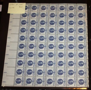 1960 SC# 1165 CHAMPION OF LIBERTY MINT SHEET OF 70 4c BLUE -- SEE DESCRIPTION - Picture 1 of 1