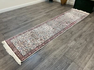 Persian Runner Rug, Persian Silk Rug, Silk Runner Rug, Kitchen Rug, 2.6 x 9.8 ft - Picture 1 of 10