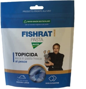 TOPICIDA veleno per topi e ratti esca in pasta 150 GR RODENTICIDA 15 bocconi - Foto 1 di 1