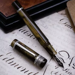 Delta - A.C. Vecchietti limited - Fountain pen - Nib M 14K - Picture 1 of 13