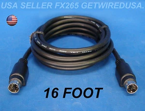 usa seller ZAPCO SYMBILINK 6-PIN DIN DATA CABLE 16' FT LONG PATCH CORD SLDIN.16