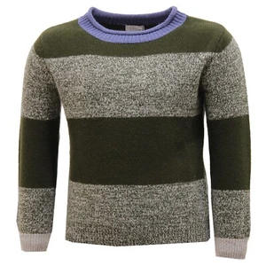 2704V maglione bimbo IL GUFO lana verde wool green sweater boy kid - Picture 1 of 4