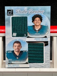 2024 Donruss - Rookie Sweaters - Will Shipley and Johnny Wilson - #RHD-PHI - Picture 1 of 2