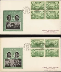 U.S., 1936. First Day Covers Army - Navy 785-794 Set - Picture 1 of 1