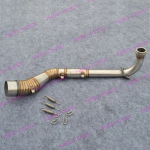 Front Middle Link Pipe Exhaust Pipe For YAMAHA NMAX155 2014-2017 15 16 17 14 - Picture 1 of 6