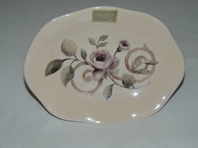 Jabonera Croscill Chambord Pedestal Amatista Rosas Foto 1 de 4