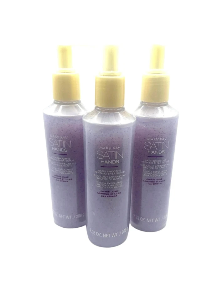MARY KAY АТЛАСНЫЕ РУКИ ~ ЦИТРУСОВАЯ СИРЕНЬ ~ АТЛАСНЫЙ СМУЗИ ШИ СКРАБ ~ ЛОТ ИЗ 3! - Изображение 1 из 3
