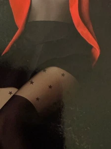 ALINA Damen Strumpfhose Celeste 40/100 DEN Sterne Schwarz S/M & L/XL - Bild 1 von 4