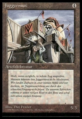 MTG Revised Edition Juggernaut German NM Black Border - Exact Card Shown - Image 1 of 2