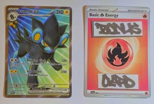 Luxray ex 195/167 Ultra Rara Maschera Crepuscolare Pokémon TCG e Carta Bonus - Foto 1 di 3