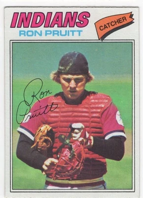1977 Topps Ron Pruitt Cleveland Indians #654 - Image 1 of 2