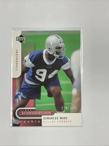2005 Upper Deck NFL Foundations Rookie Foundations DeMarcus Ware #131 /399 T306 - Photo 1/2