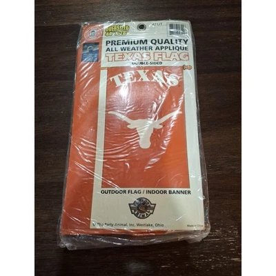 Nuevo en Paquete Universidad de Texas UT Longhorns 2 Caras 44x28 Casa Bandera Vertical Bandera Bandera Bandera Foto 1 de 2