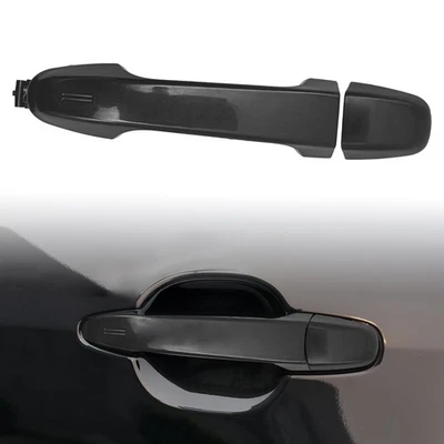 适用于丰田凯美瑞 2012 2013 的黑色门把手左后驱动器或右乘客 — 第 1/4 张图片