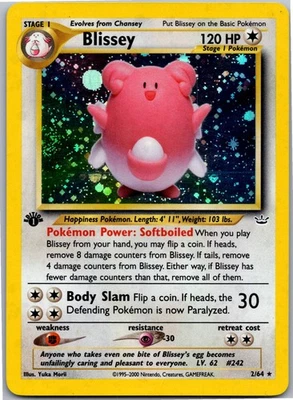 Blissey - Neo Revelation 02/64 - Holo Rare - 1st Edition - NM Pokémon TCG - Image 1 of 2