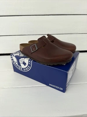 Birkenstock Boston Bs Leather  Vintage Wood Roast Color Regular 42 - Image 1 of 4