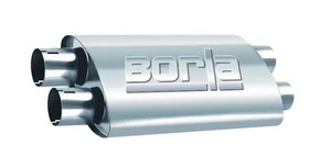 Borla for 2.25in Dual In/Out 19in x 9.5in x 4in Turbo XL Muffler - Foto 1 di 4