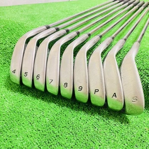 Lefty TaylorMade RAC r5 iron set 4I-9I.Pw.Aw.Sw 9pcs Shaft N.S. PRO 950GH Flex R - Picture 1 of 9