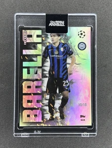 2024-25 Topps Uefa Total Football Nicolo Barella Inferno /10 Inter Milan Italy - Picture 1 of 2