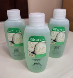 Avon Naturals Cucumber Melon Refreshing Shower Gel 1.7fl. oz. Set of Three - Picture 1 of 3