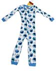 Sesame Street Toddler Boys Cookie Monster 100% Cotton Sleeper Pajamas Size 4T