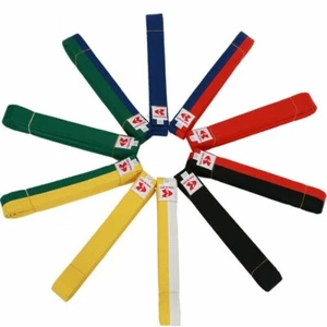 1 X Taekwondo Belt karate Sports Belts Adult Kids 1.6M/1.8M/2.2M/2.4M/2.6M EAN - Picture 1 of 5