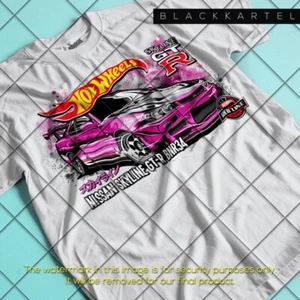TSHIRT / UNISEX TEE HOT WHEELS NISSAN SKYLINE GT-R BNR-34 BAUMWOLLE ORIGINAL - Bild 1 von 11