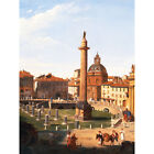 Eastlake View Trajan's Forum Rome Italian Painting Large Canvas Art Print