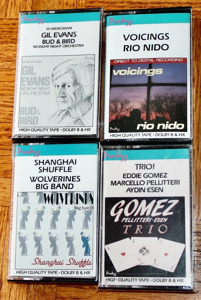 Wolverines Gomez Pellitteri Esen Evans Rio Nido Jazz BOP FUSION 4 Lot Cassette  - Image 1 of 4