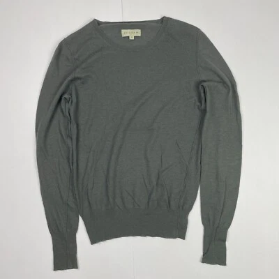 Jigsaw Jumper Small Grey Wool Cashmere Womens Long Sleeve Knit Round Neck - Image 1 of 4