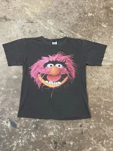 VTG Muppets Animal Big Face T Shirt Men Large Kermit Collection Jim Henson 90s - Picture 1 of 13