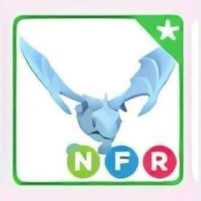 Roblox Adopt Me Fly Ride Neon Nfr Frost Dragon • 58€