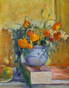 Pierre Bonnard Buttercups mit blauer Vase Leinwandbild 16 x 20 - Bild 1 von 5