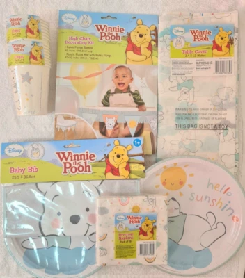 Disney Winnie the Pooh Baby Shower / 1st Birthday party supplies - Image 1 of 4