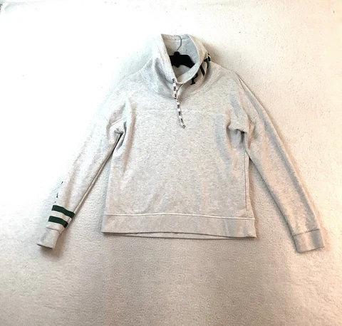 Pink Victoria's Secret "Michigan State Spartans" Hoodie Womens Large Gray Cover