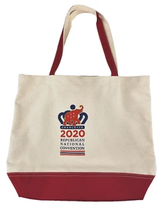 2020 Trump Republican National Convention Tote Bag Charlotte North Carolina - Picture 1 of 7