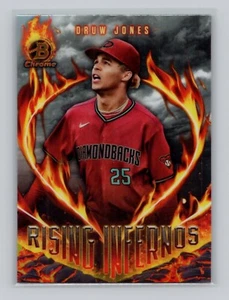 2024 Bowman Druw Jones Rising Infernos Inserts Arizona Diamondbacks - Picture 1 of 2