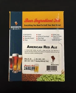 Kit de Cerveza AMERICAN RED ALE Cerveceros Mejor Kit de Ingredientes de Cerveza Casera de un Galón - Imagen 1 de 5