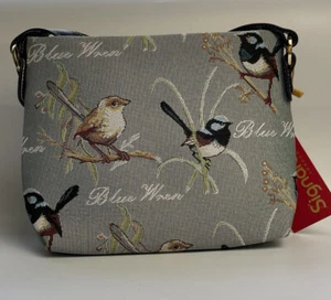 Blue Wren Cross Body Womens Bag. Shoulder Crossbody Strap. - Picture 1 of 7