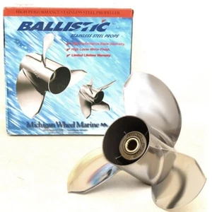 Michigan Wheel Ballistic Boat Propeller 345031 | BRP RH 14 7/8 x 15P - Picture 1 of 3