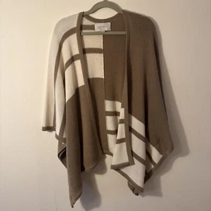 BROCHU WALKER City Poncho Kimono Style Wool Alpaca Blend Knit Cardigan $385 - Picture 1 of 9