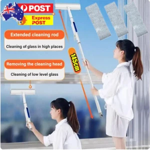 Double-Sided Spray Window Cleaner Squeegee for Window Cleaning with Spray Tool - Picture 1 of 17