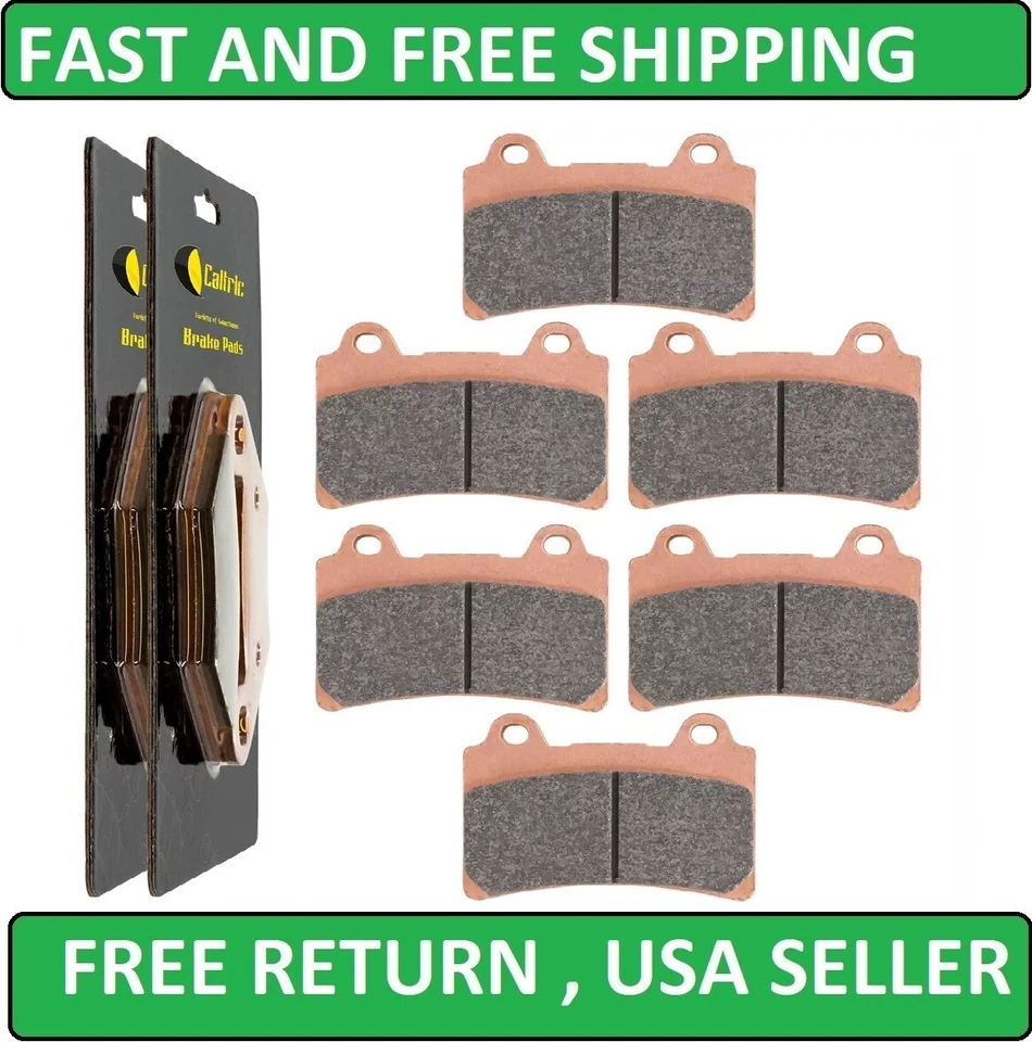 Pastillas de freno delanteras y traseras sinterizadas para Yamaha XVZ1300 Royal Star 1300 1997-1998 Foto 1 de 4